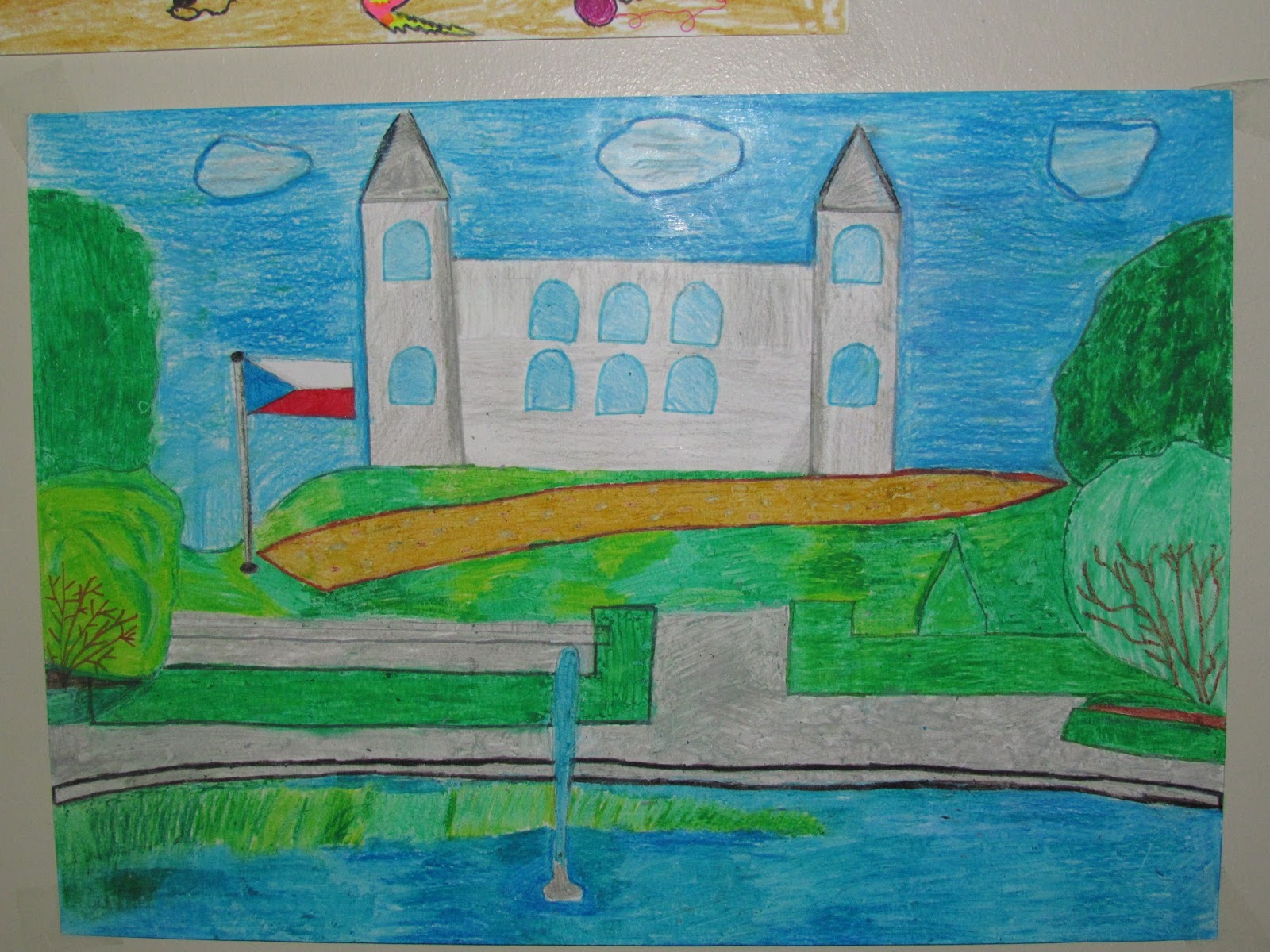 Гимназия рисунок